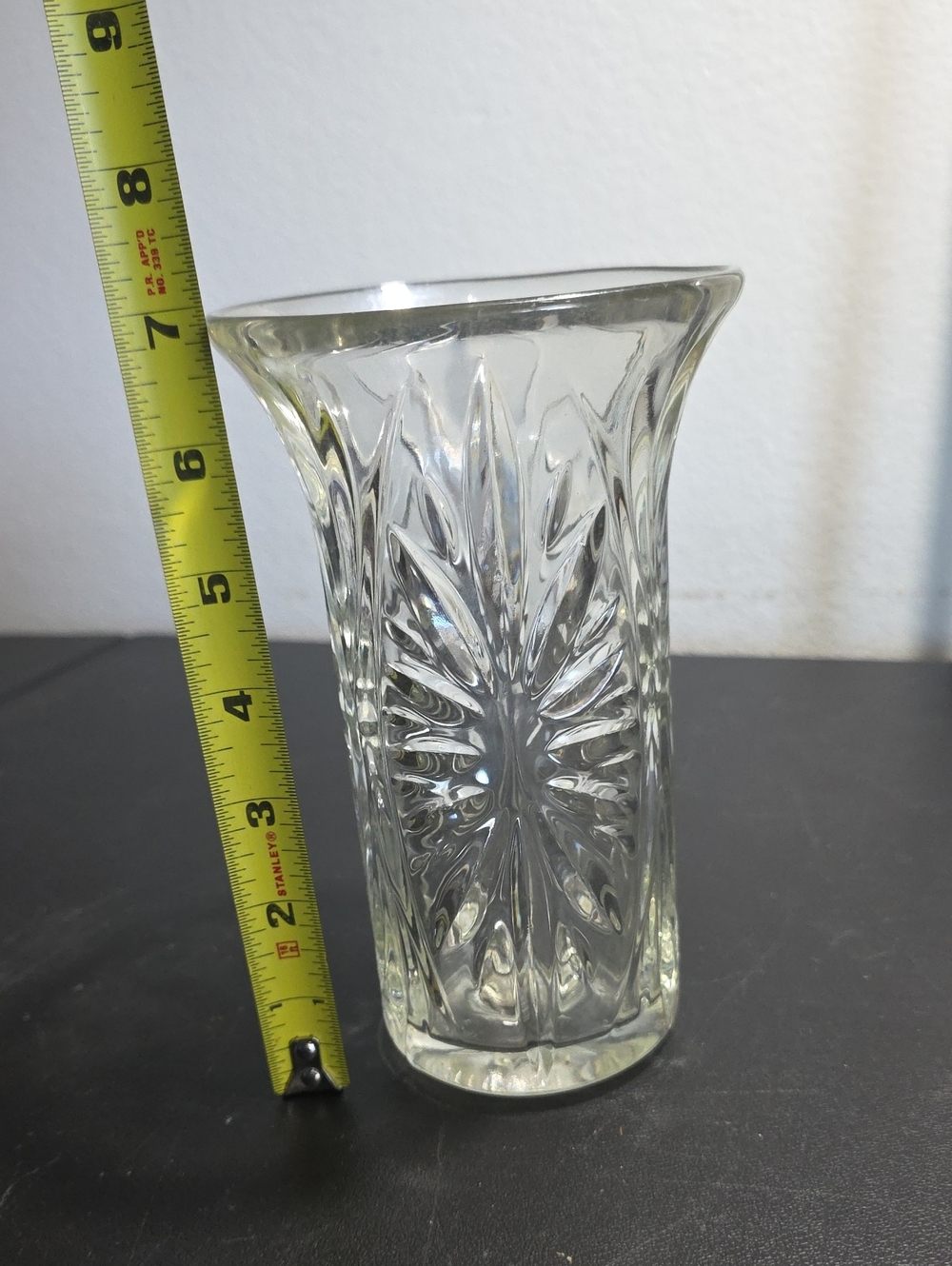 1991 FDT Glass Vase And Candle Holder